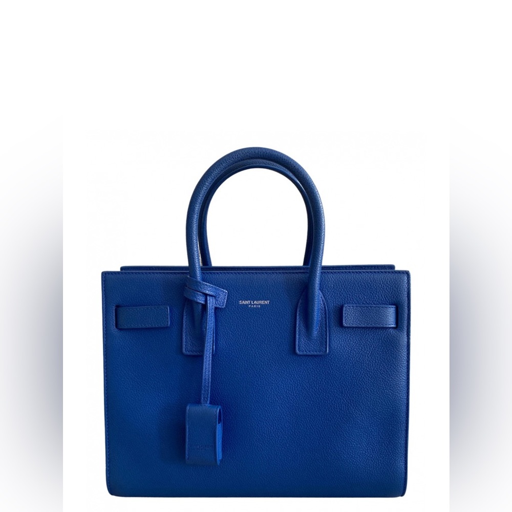 Blue YSL Small Sac De Jour